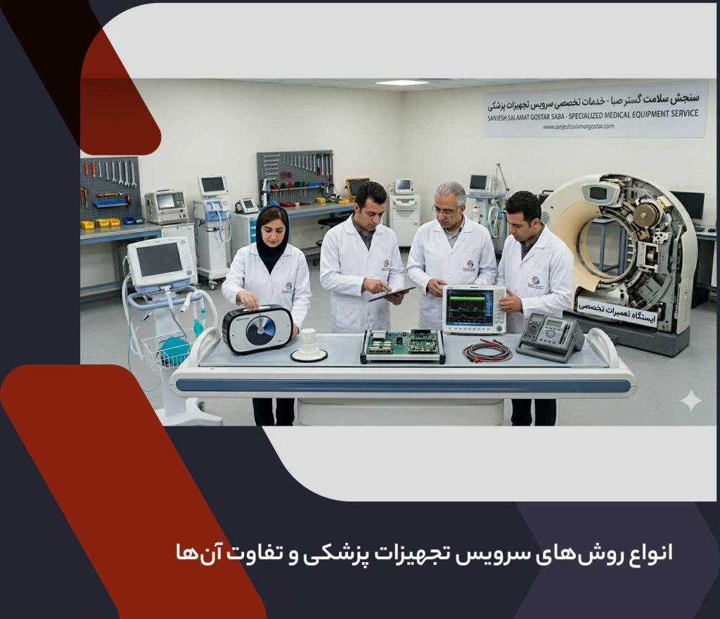 انواع روش‌های سرویس تجهیزات پزشکی 